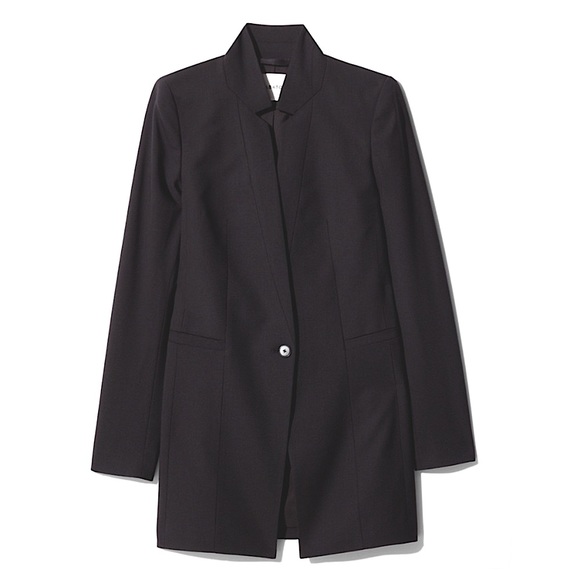 SOLD Babaton Aidan Wool Blazer Jacket in Black sz 6 - Picture 2 of 15